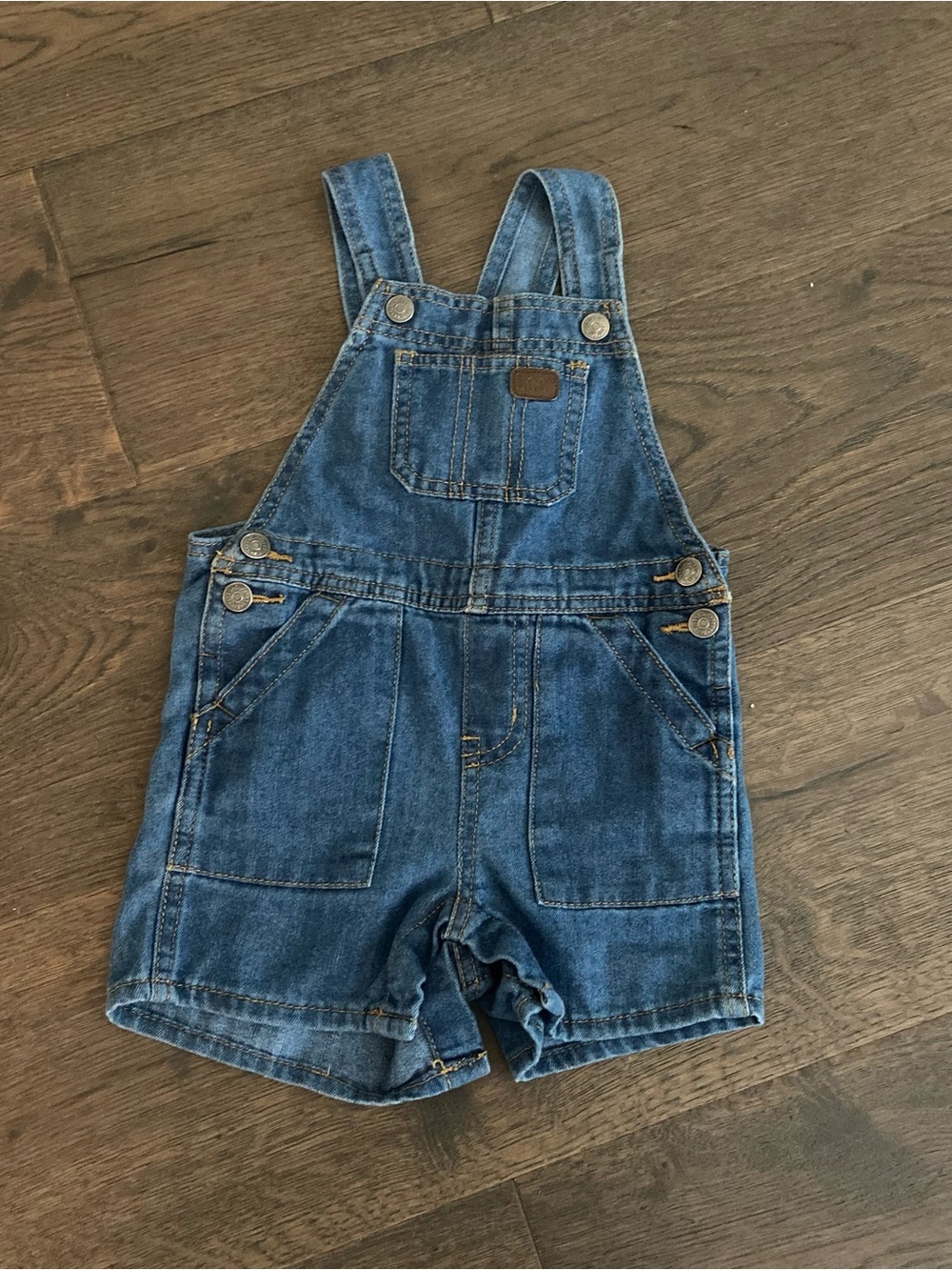 LEE Baby Overalls Short Denim Overalls Blue Jean 18 Months